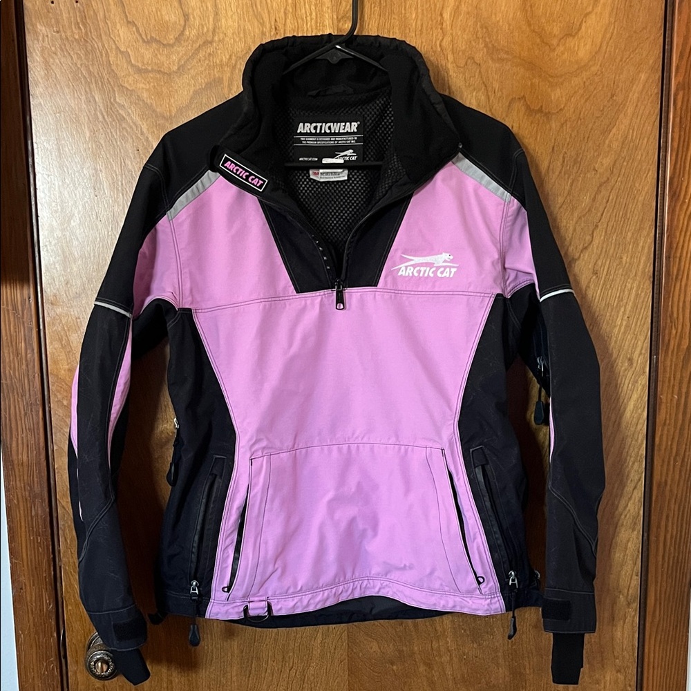 Women's Pink and Black Arctic Cat Jacket